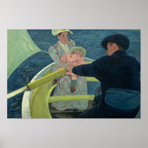 Mary Cassatt - The Boating Party Poster