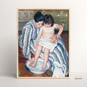 Mary Cassatt The Child's Bath Paintings Art Print