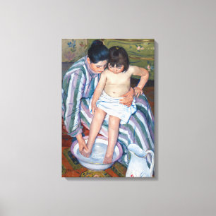 Mary Cassatt - The Child's Bath / The Bath Canvas Print