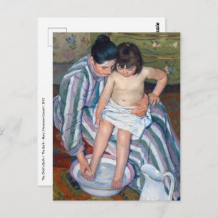 Mary Cassatt - The Child's Bath / The Bath Postcard