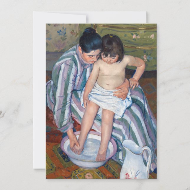 Mary Cassatt - The Child's Bath / The Bath Thank You Card (Front)