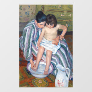 Mary Cassatt - The Child's Bath / The Bath Window Cling