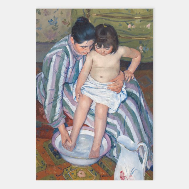 Mary Cassatt - The Child's Bath / The Bath Wrapping Paper Sheet (Creator Uploaded)