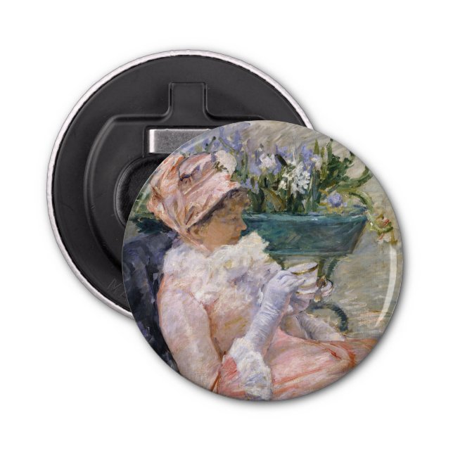 Mary Cassatt - The Cup of Tea Bottle Opener (Front)