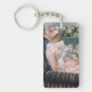 Mary Cassatt - The Cup of Tea Key Ring