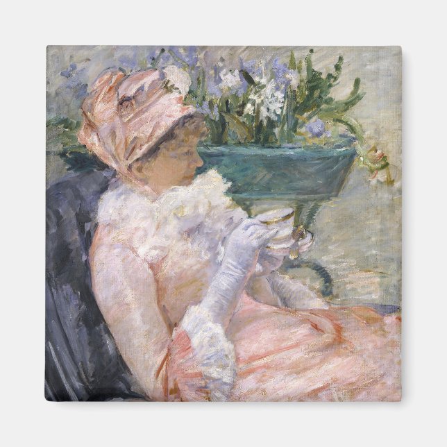 Mary Cassatt - The Cup of Tea Magnet (Front)