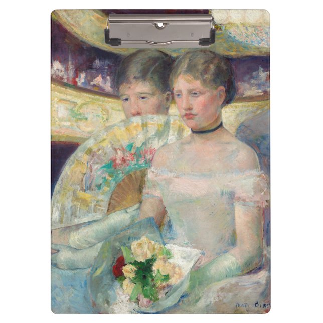 Mary Cassatt - The Loge Clipboard (Front)
