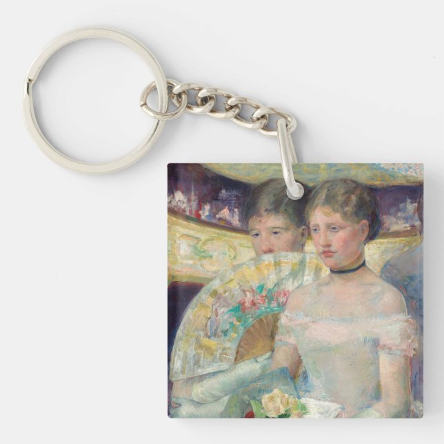 Mary Cassatt - The Loge Key Ring (Front)