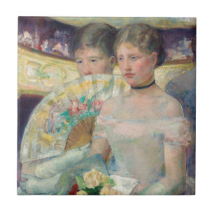 Mary Cassatt - The Loge Tile
