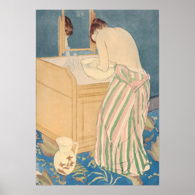 Mary Cassatt - Woman Bathing Poster (Front)
