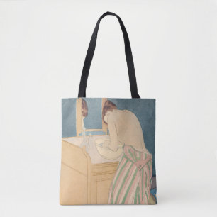 Mary Cassatt - Woman Bathing Tote Bag