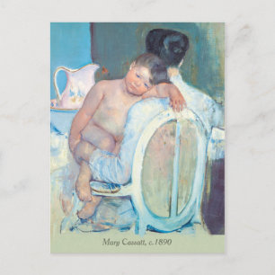 Mary Cassatt Woman sitting with child arms CC1204 Postcard