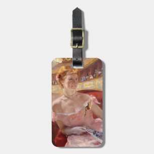 Mary Cassatt - Woman with Pearl Necklace in a Loge Luggage Tag