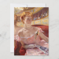Mary Cassatt - Woman with Pearl Necklace in a Loge