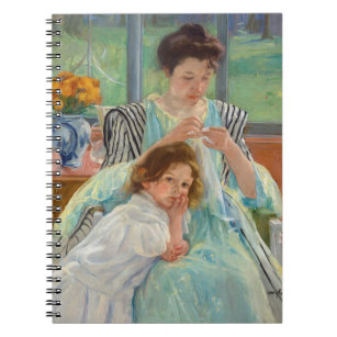 Mary Cassatt - Young Mother Sewing Notebook