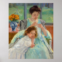 Mary Cassatt - Young Mother Sewing