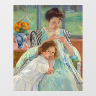 Mary Cassatt - Young Mother Sewing Window Cling