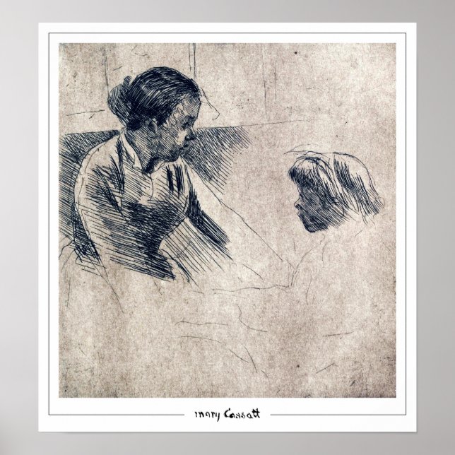 Mary Cassatt Zedign Art Poster #342 (Front)