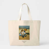 Mary Cassatt's Children on the Beach  (1884)