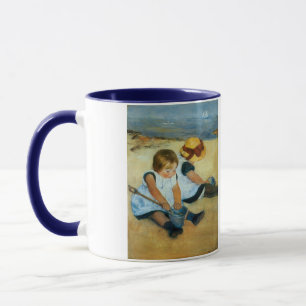 Mary Cassatt's Children on the Beach  (1884) Mug