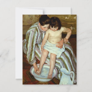 Mary Cassatt's The Child's Bath (circa 1892) Invitation