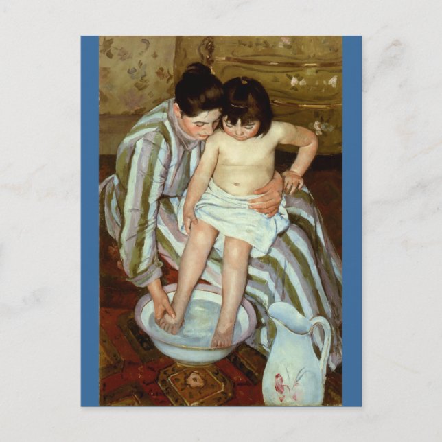 Mary Cassatt's The Child's Bath (circa 1892) Postcard (Front)