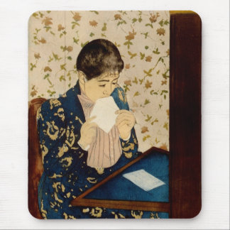 Mary Cassatt's The Letter (circa 1891) Mouse Mat