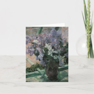 Mary Cassett Floral Fine Art Blank Note Card