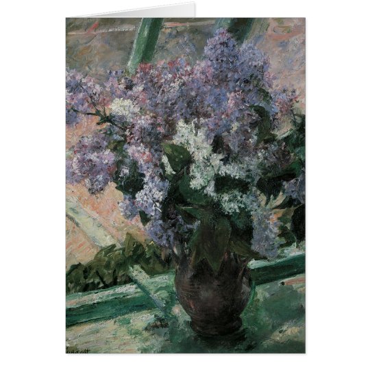 Mary Cassett Floral Fine Art Blank Note Card