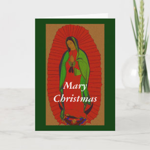 Mary Christmas Holiday Card