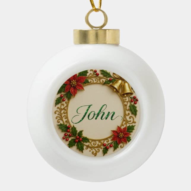 Mary Christmas Ornament – Personalized Keepsake (Front)