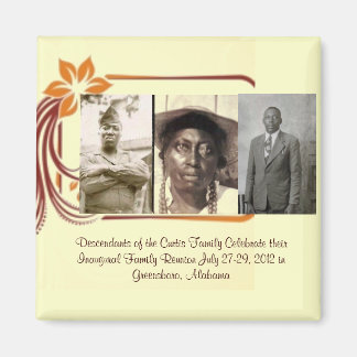 Mary Croom Curtis & Her Sons Benjamin & Joseph Magnet