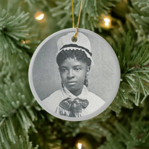 Mary Eliza Mahoney First Black Nurse RN Ceramic Tree Decoration
