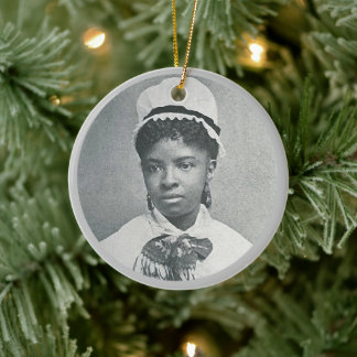 Mary Eliza Mahoney First Black Nurse RN Ceramic Tree Decoration
