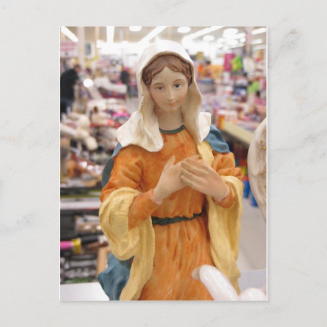 Mary Figurine Postcard (Front)