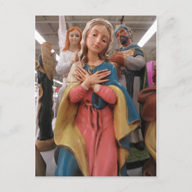 Mary Figurine Postcard (Front)