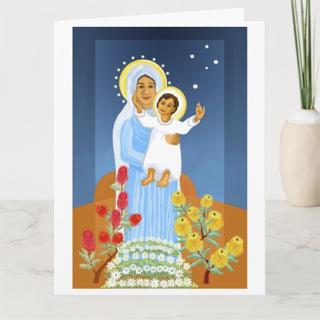 Mary Help of Christians card (Front)