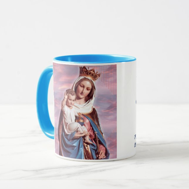 Mary Help of Christians Portrait Cup (Front Left)