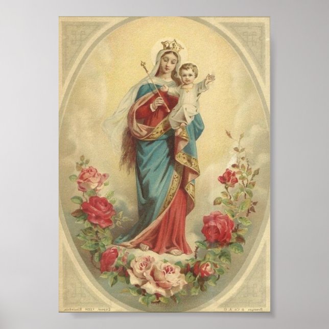 Mary, Help of Christians  Poster (Front)