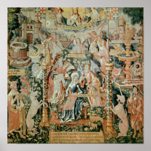 Mary in the Temple, Scenes from Life of the Poster