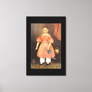 Mary Jane Smith', Joseph Whiting_Portraits Canvas Print