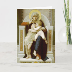 Mary, Jesus and John the Baptist Holiday Card