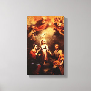 Mary, Jesus, & Joseph 2 Canvas Print