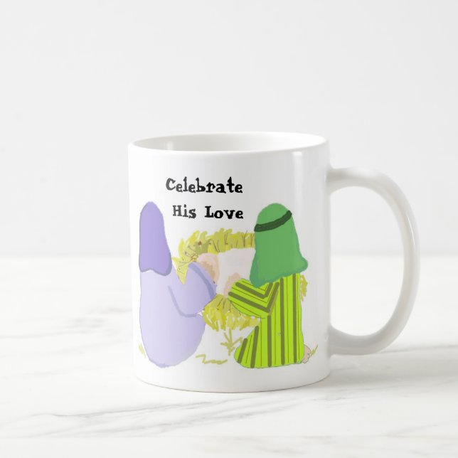 Mary, Joseph and Baby Jesus Coffee Mug (Right)