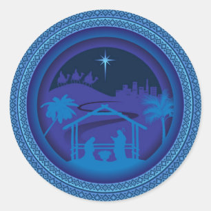 mary joseph jesus stickers