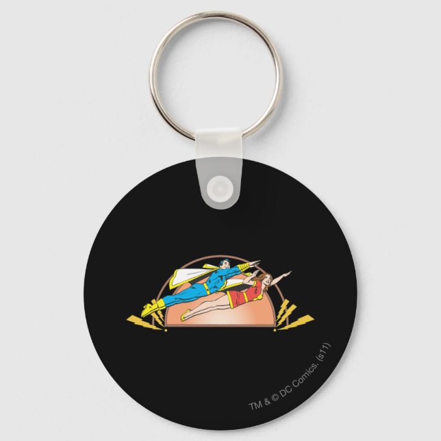 Mary & Junior Fly Key Ring (Front)