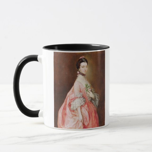 Mary Little, Later Lady Carr (oil on canvas) Mug (Left)