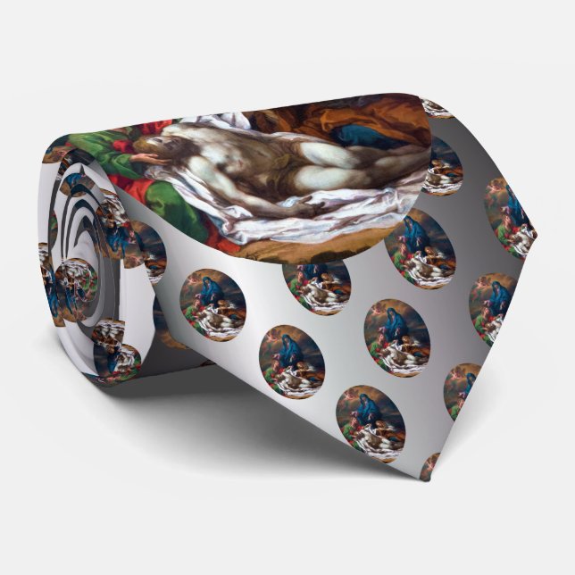 Mary Magdalene and Jesus Tie (Rolled)