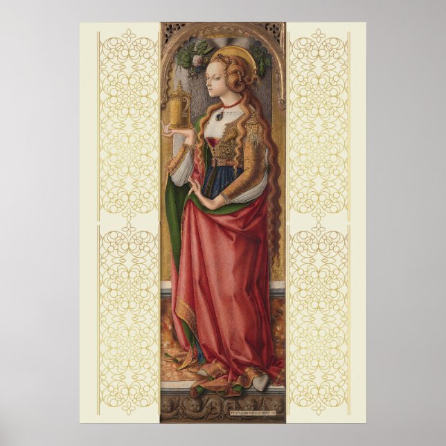 Mary Magdalene by Carlo Crivelli - Renaissance Art Poster (Front)