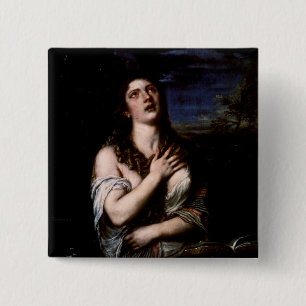 Mary Magdalene, c.1561 15 Cm Square Badge